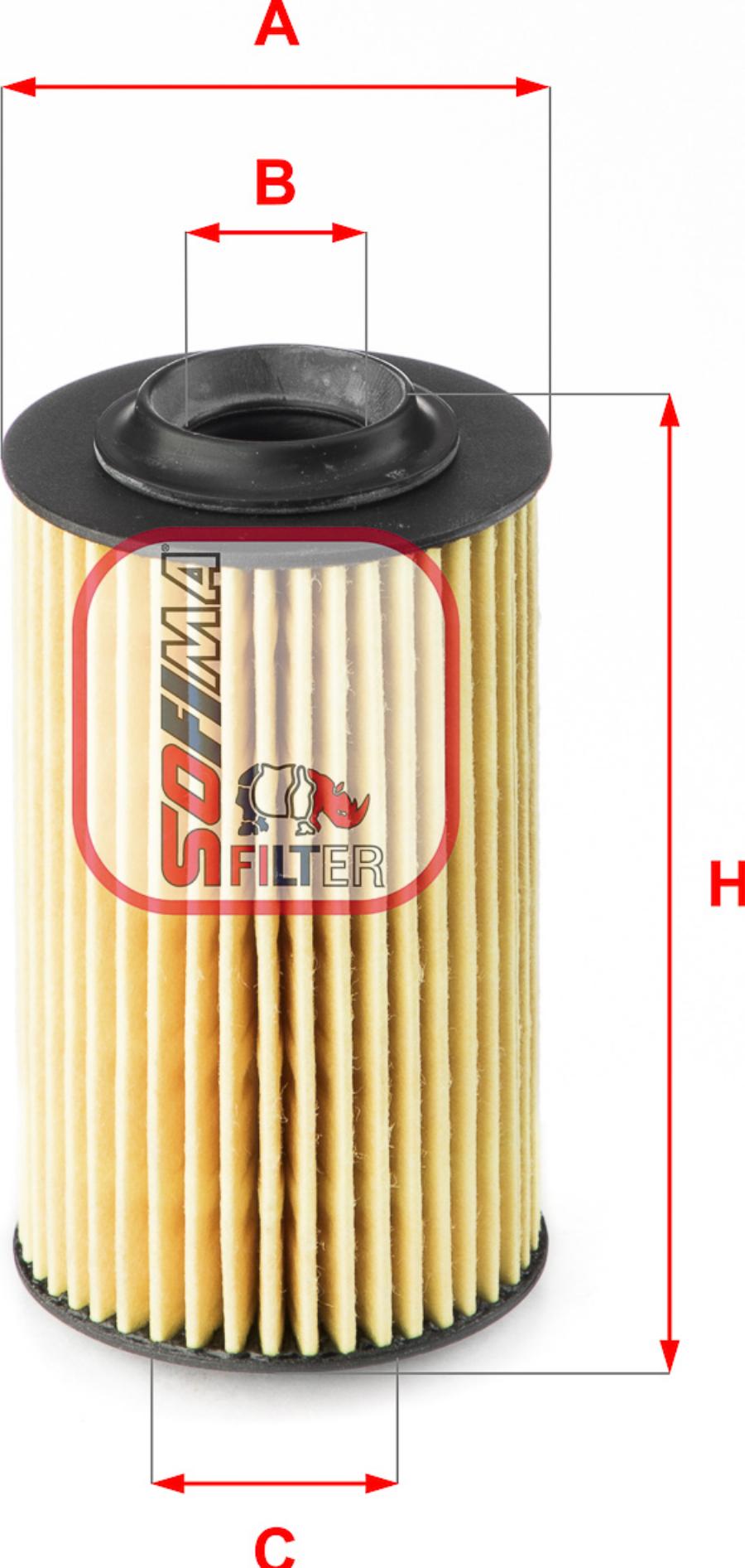 Sofima S 5163 PE — Filtr oleju