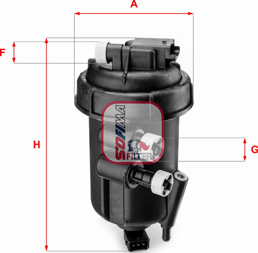 Sofima S 5108 GC — Filtr paliwa