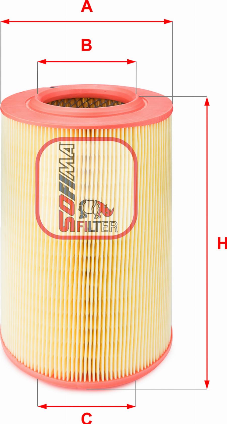 Sofima S 3050 A — Filtr powietrza