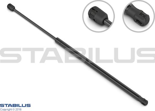 STABILUS 913506 — Sprężyna gazowa, pokrywa komory silnika