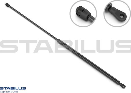 STABILUS 4081FD — Sprężyna gazowa, pokrywa komory silnika