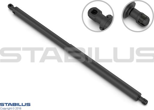 STABILUS 433572 — Sprężyna gazowa, pokrywa bagażnika