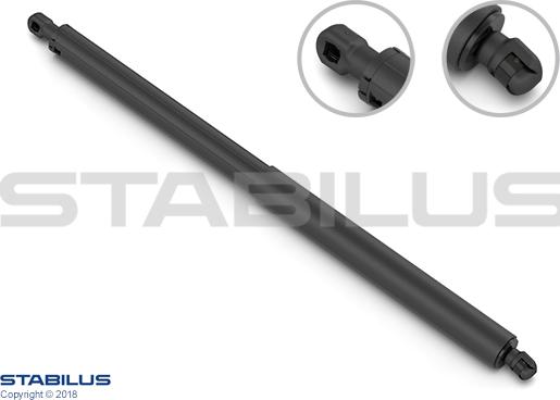STABILUS 432379 — Sprężyna gazowa, pokrywa bagażnika