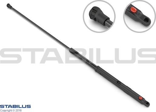 STABILUS 610886 — Sprężyna gazowa, pokrywa komory silnika