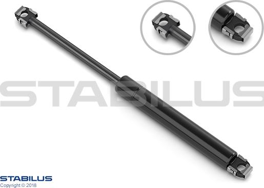 STABILUS 1575BV — Sprężyna gazowa, pokrywa bagażnika