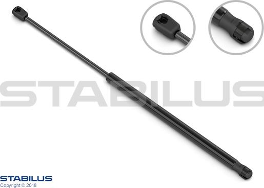 STABILUS 6471QC — Sprężyna gazowa, pokrywa komory silnika