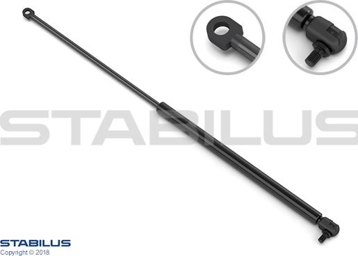 STABILUS 3239YT — Sprężyna gazowa, pokrywa komory silnika