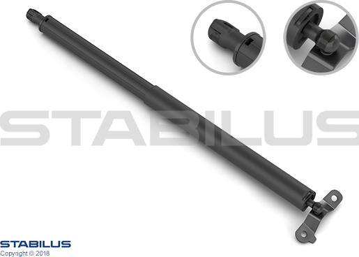 STABILUS 019027 — Sprężyna gazowa, pokrywa bagażnika