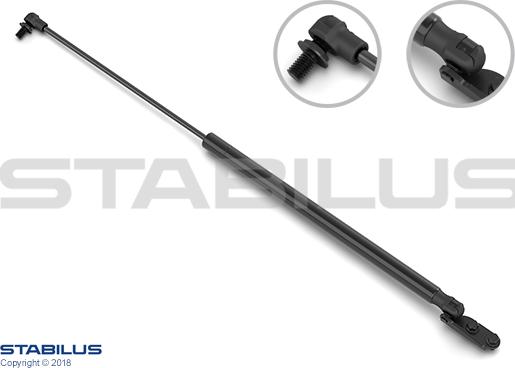 STABILUS 590333 — Sprężyna gazowa, pokrywa bagażnika