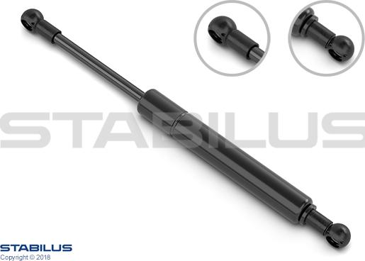 STABILUS 0157PD - Sprężyna gazowa hamulca nożnego
