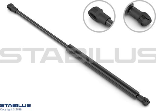 STABILUS 016902 — Sprężyna gazowa, pokrywa komory silnika