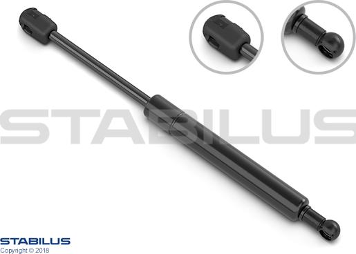 STABILUS 1405BQ — Sprężyna gazowa, pokrywa bagażnika