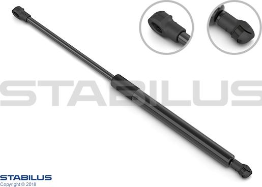 STABILUS 977803 - SPRĘŻYNA GAZOWA POKRYWY BAGAŻNIKA PORSCHE 718 CAYMAN 07.19- PR-LE