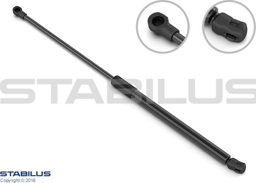 STABILUS 7628LW — Sprężyna gazowa, pokrywa bagażnika