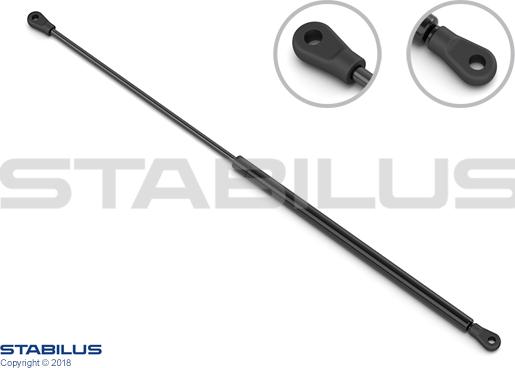 STABILUS 024339 — Sprężyna gazowa, pokrywa komory silnika