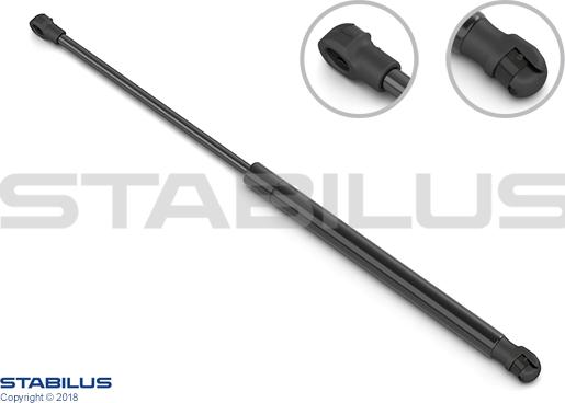 STABILUS 8127KE — Sprężyna gazowa, pokrywa bagażnika