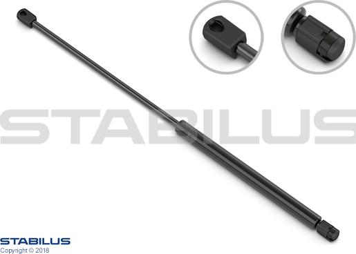 STABILUS 600662 — Sprężyna gazowa, pokrywa komory silnika