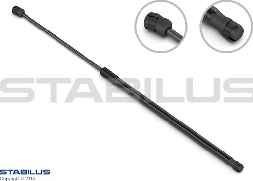 STABILUS 309536 - SPRĘŻYNA GAZOWA POKRYWY BAGAŻNIKA LAND ROVER DISCOVERY 09.16-