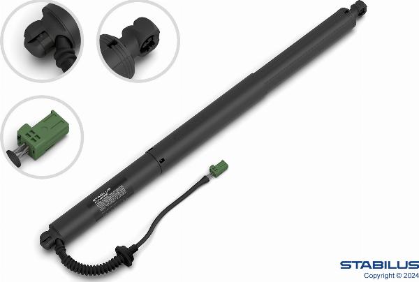 STABILUS 873363 — Silnik elektryczny, tylna pokrywa