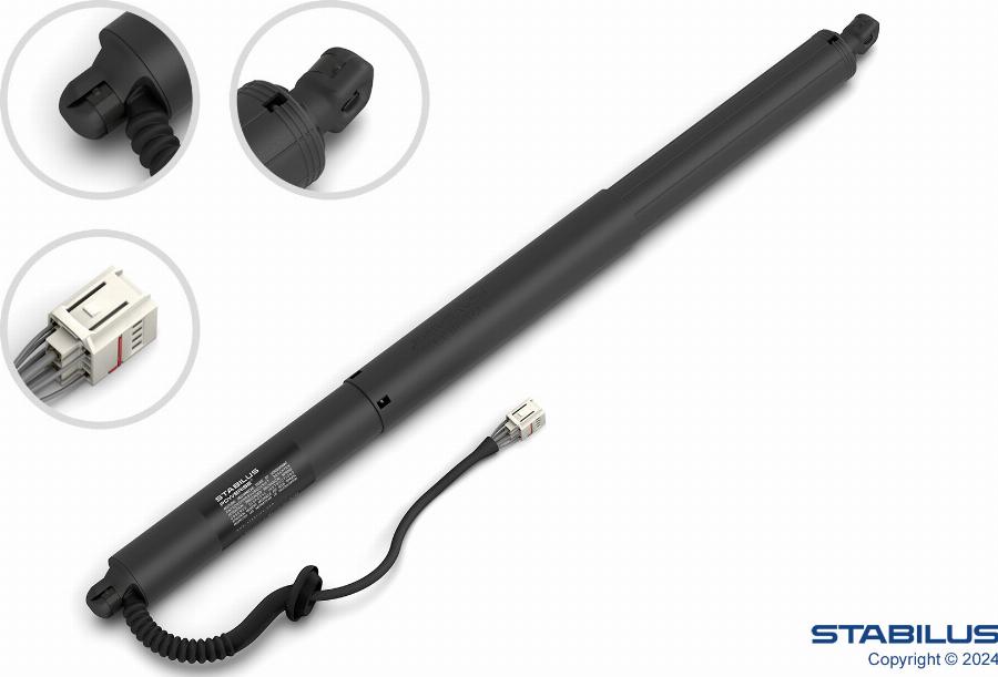 STABILUS 698412 — Silnik elektryczny, tylna pokrywa