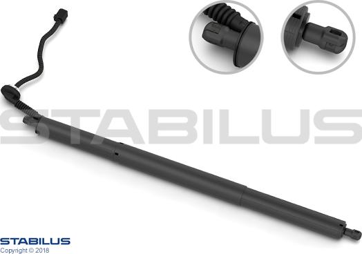 STABILUS 550680 — Silnik elektryczny, tylna pokrywa