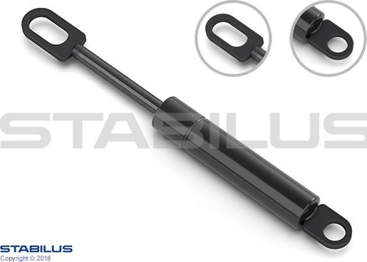 STABILUS 745618 — Sprężyna gazowa, światła przednie podnoszone