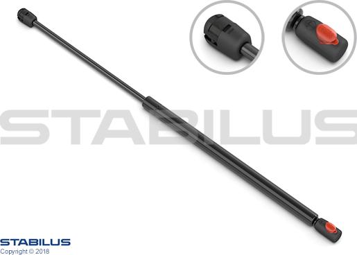 STABILUS 934259 — Sprężyna gazowa, pokrywa komory silnika