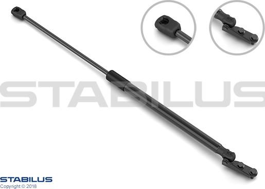 STABILUS 762433 - SPRĘŻYNA GAZOWA POKRYWY BAGAŻNIKA NISSAN MURANO 11.07-09.14
