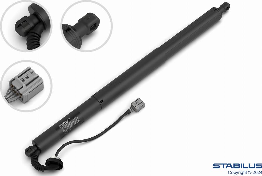 STABILUS 711557 — Silnik elektryczny, tylna pokrywa