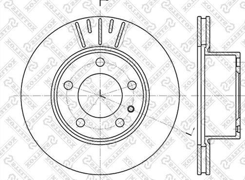 Meyle 315 521 3004 - TARCZA HAM. BMW P. E28 80-87