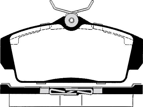 Blue Print ADN14286 - Klocek hamulcowy kpl.