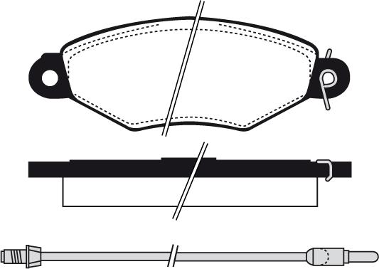 Meyle 025 219 8018 - KLOCKI HAM. RENAULT P. KANGOO 97--XSARA-206