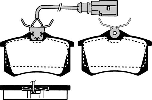 Maxgear 19-1896 - KLOCKI HAM. VW T. SHARAN 00- Z CZUJNIKIEM