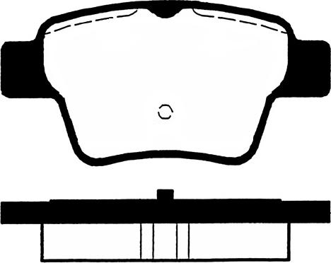 Icer 181729-701 - KLOCKI HAMULCOWE TYŁ