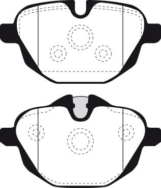 Brembo P 06 064 - Klocek hamulcowy kpl.