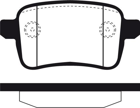 QUARO QP1913 - KLOCKI HAM. OPEL T. ADAM 14--CORSA E 14-