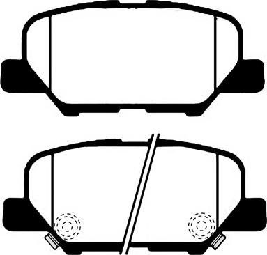 Meyle 025 256 8814 - KLOCKI HAM. CITROEN T. C4 1.6-2.0 12-