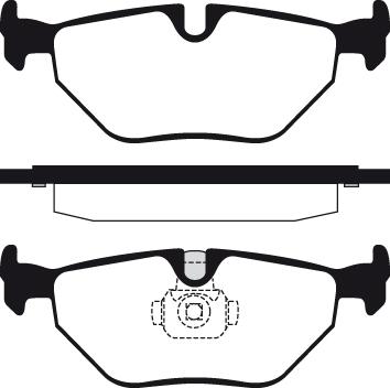 Hart 221 402 - KLOCKI HAMULCOWE TYŁ