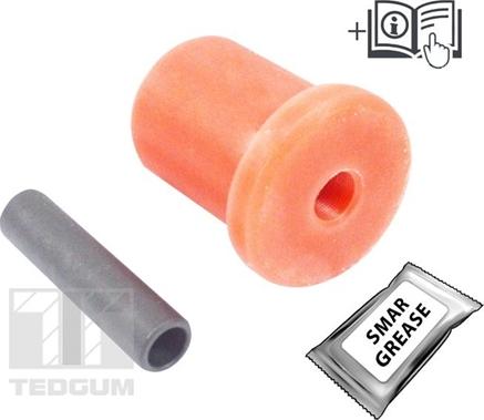 Tedgum TED38024 - TULEJA WAH. FIAT T. CINQUECENTO 91-99 WEW-ZEW POLIURETAN