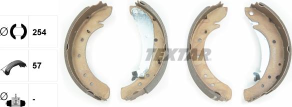 Textar 91049600 - Szczęka hamulcowa