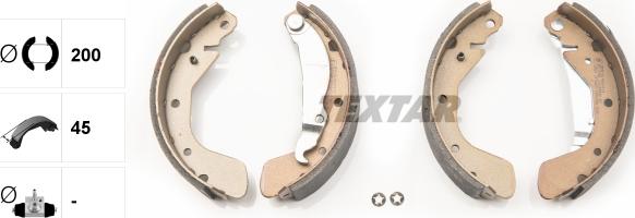 Textar 91044900 - SZCZĘKI HAM. OPEL ASTRA KOMBI
