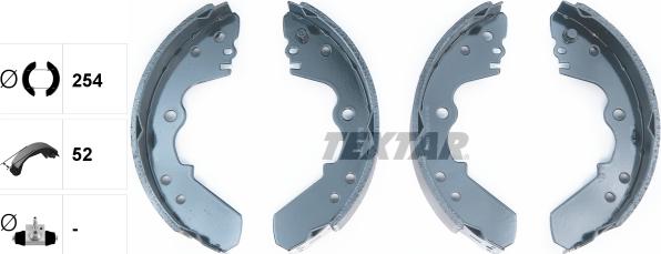 Textar 91045100 - SZCZĘKI HAM. OPEL FRONTERA