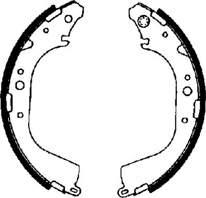 Textar 91041500 — Zestaw szczęk hamulcowych