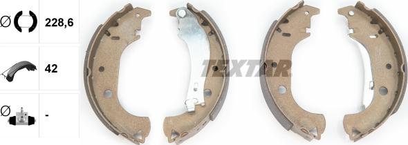 Textar 91059900 - HAM.SZCZEKI -T-DOBLO 00-05    -228.6X42-