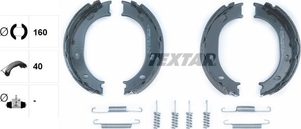 Textar 91055100 - SZCZĘKI HAM. RĘCZ. DB SPRINTE#