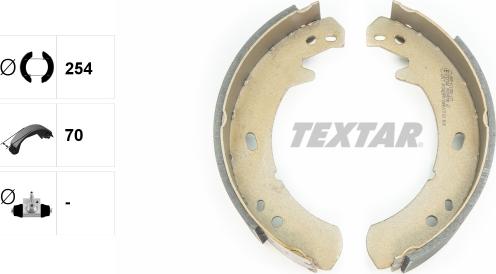 Textar 91055700 - SZCZĘKI HAM. LAND ROVER DEFENDER 90-
