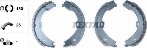Textar 91058900 - SZCZĘKI HAM. RĘCZ. DB W220