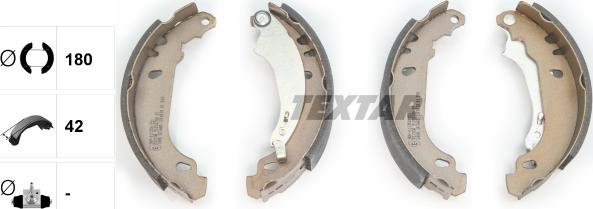 Textar 91053700 - SZCZĘKI HAM. RENAULT CLIO II