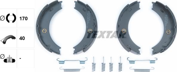 Textar 91057900 - SZCZĘKI HAM. RĘCZ. DB SPRINTE#