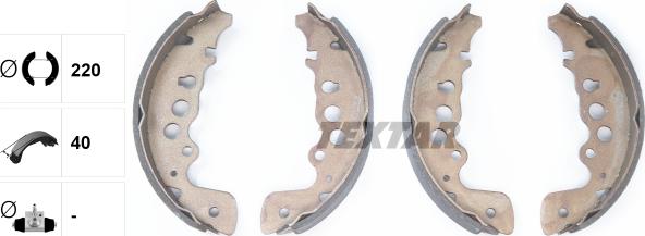 Textar 91057600 - SZCZĘKI HAM. SUZUKI GRAND VITARA 98-